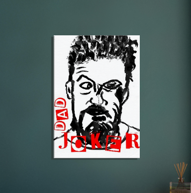 Dad Joker - Canvas 70x100 cm / 28x40″