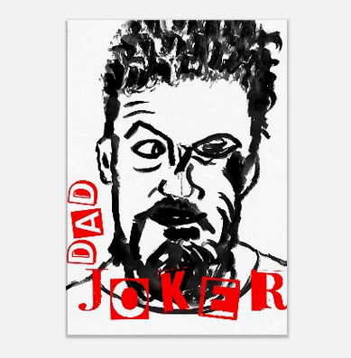 Dad Joker - Canvas 70x100 cm / 28x40″