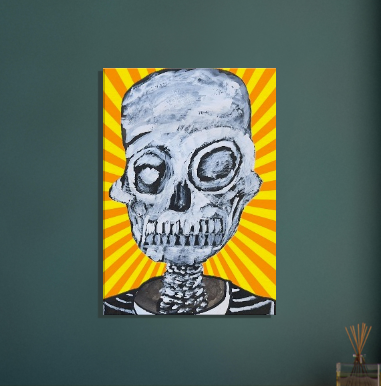 Groovy Undead - Canvas Art 70x100 cm / 28x40″